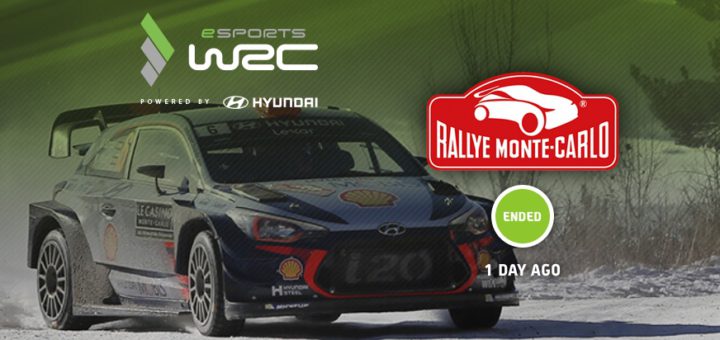 Výsledky eSport Rally Monaco